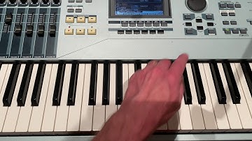 Transposing on a Yamaha MOTIF XS8 keyboard
