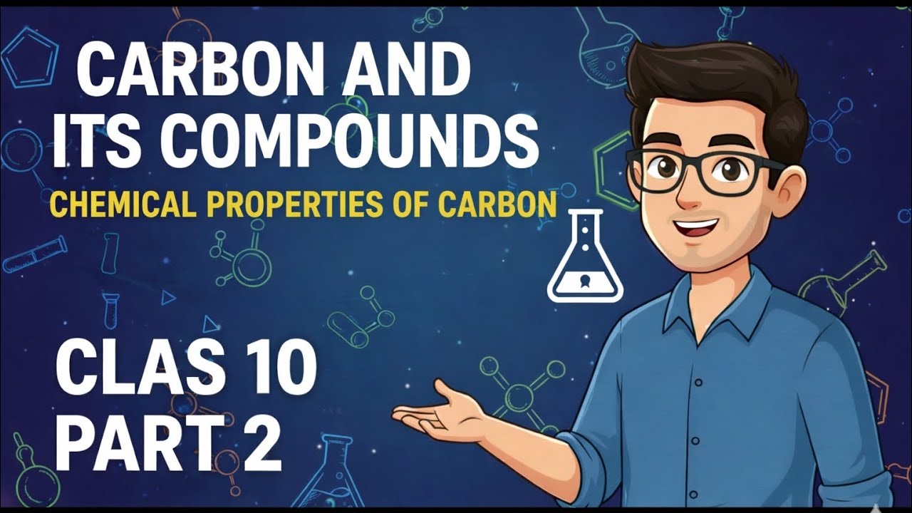 Class 10th chapter 4 carbon and its compounds revision video 