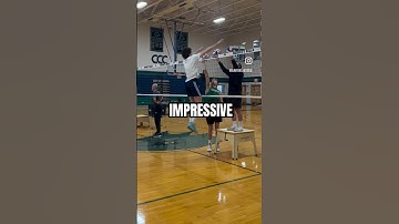 That’s some hang time! What is his vertical leap?