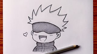 How To Draw Gojo Chibi How To Draw Kid Gojo Satoru Step By Step Easy