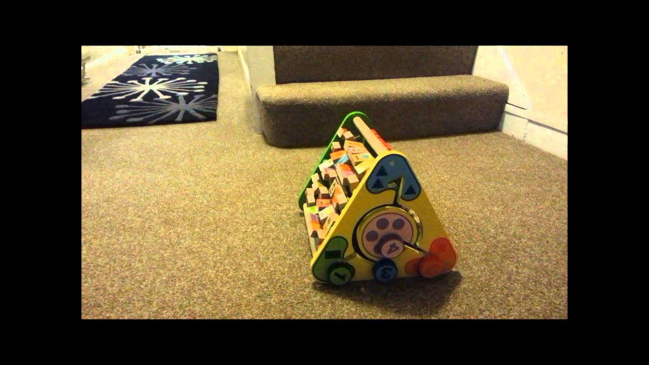 Triangular Activity Cube Review - Bigjigs Triangular Activity Cube - YouTube