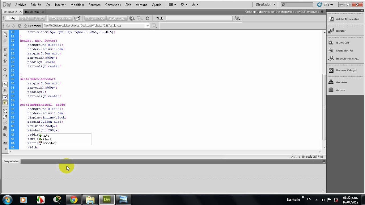 Estructura Semantica Con Html5 Parteii Youtube