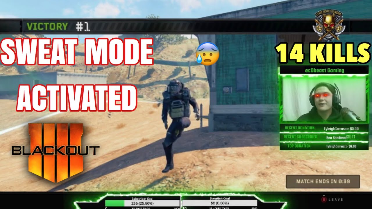14 Kill SOLO win / CoD Blackout / SWEAT MODE ACTIVATED - YouTube