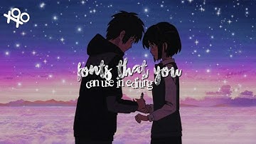 ➷ fonts that you can use in editing #1 | xoxoxantzu