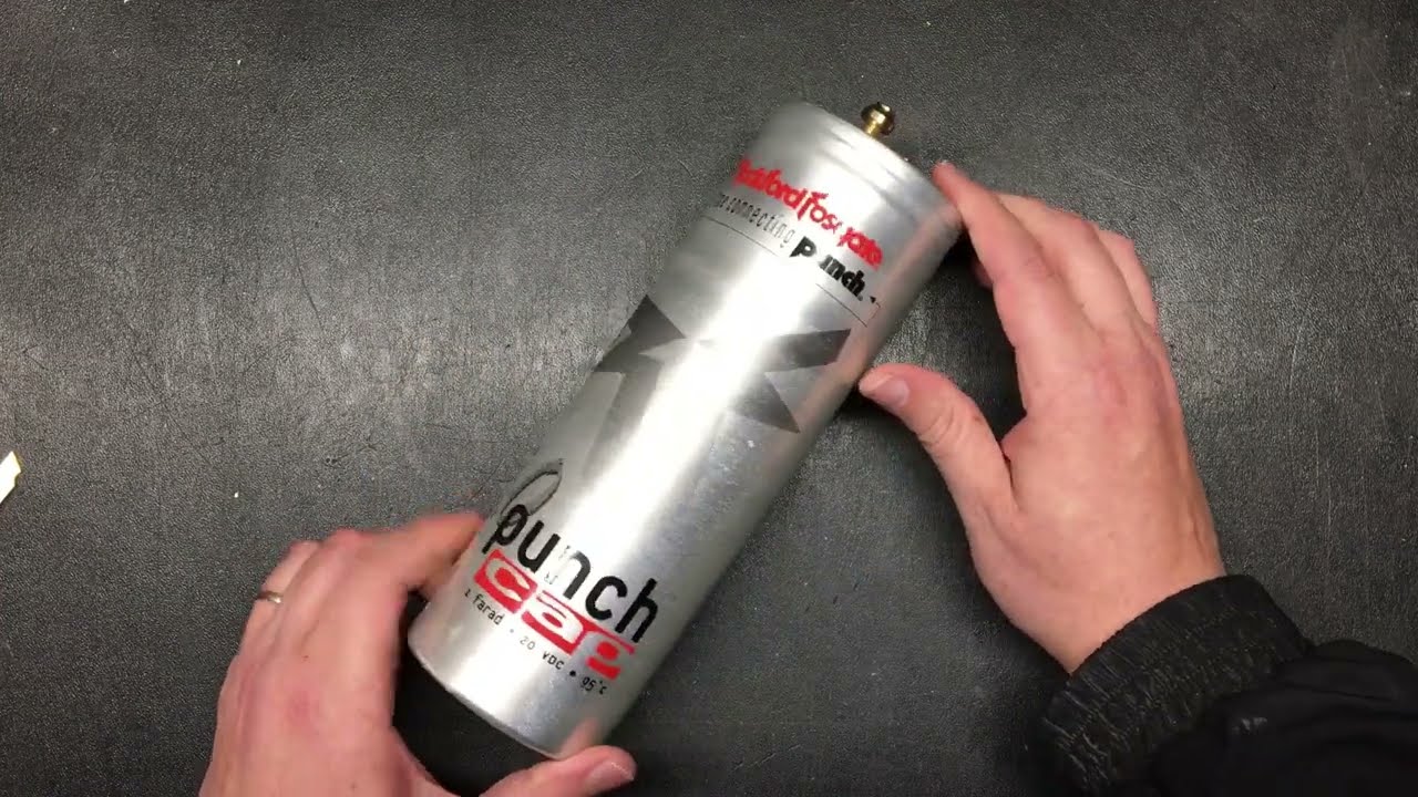 Another Rockford Fosgate Capacitor - YouTube