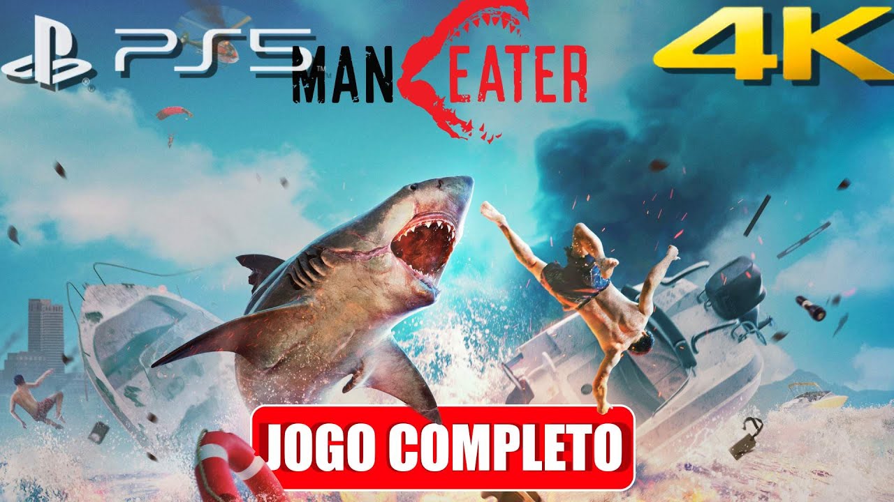 Maneater  jogo completo sem comentários 4K 60 FPS - Dublado PT-BR [PS5]