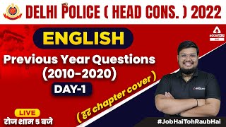 Delhi Police Head Constable | English By Bhragu Kulshrestha | Previous Year Questions #1