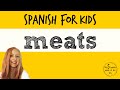 Spanish Meats Vocabulary Quiz