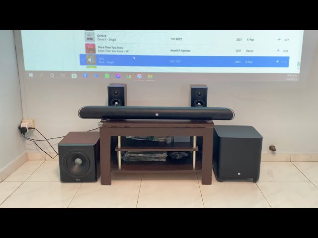 JBL SB450 4K Soundbar vs EDIFIER S350db | Sound Test