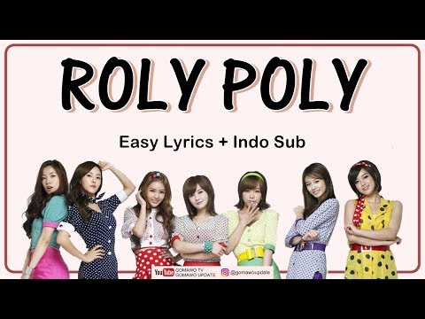 T ARA ROLY POLY Easy Lyrics By GOMAWO Indo Sub