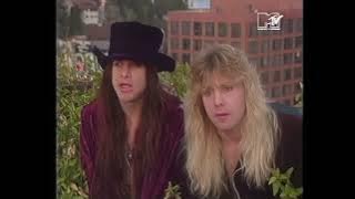 Steven Adler Roadcrew - MTV UK Interview 1992.01.26 (Headbangers Ball Full HD Remastered Video)