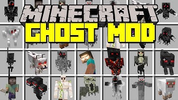 Minecraft GHOST MOD! | SURVIVE SCARY GHOSTS! | Modded Mini-Game