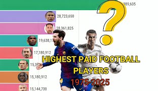Highest Paid Football Players Timelapse (1975-2025)