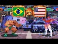 Xmen vs street fighter  cesar arcade  bra vs usa 50scents xmvsf fightcade