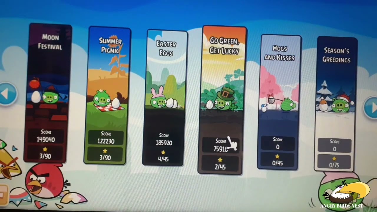 Обзор Игры Angry Birds Seasons Старой Версии v.3.3.0 На Компьютере