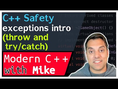 C++ Exceptions introduction - run-time errors - C++ Safety part 4 of n | Modern Cpp Series Ep. 237