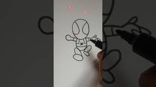 How to draw Spiderman/easy drawings/drawing for kids/art/drawing picture/sl kalathra #shorts
