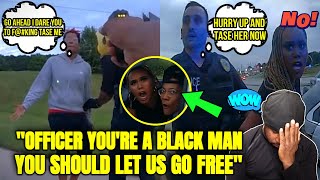 Road Raging Entitled Delusional Couple Meets No-Nonsense Cop