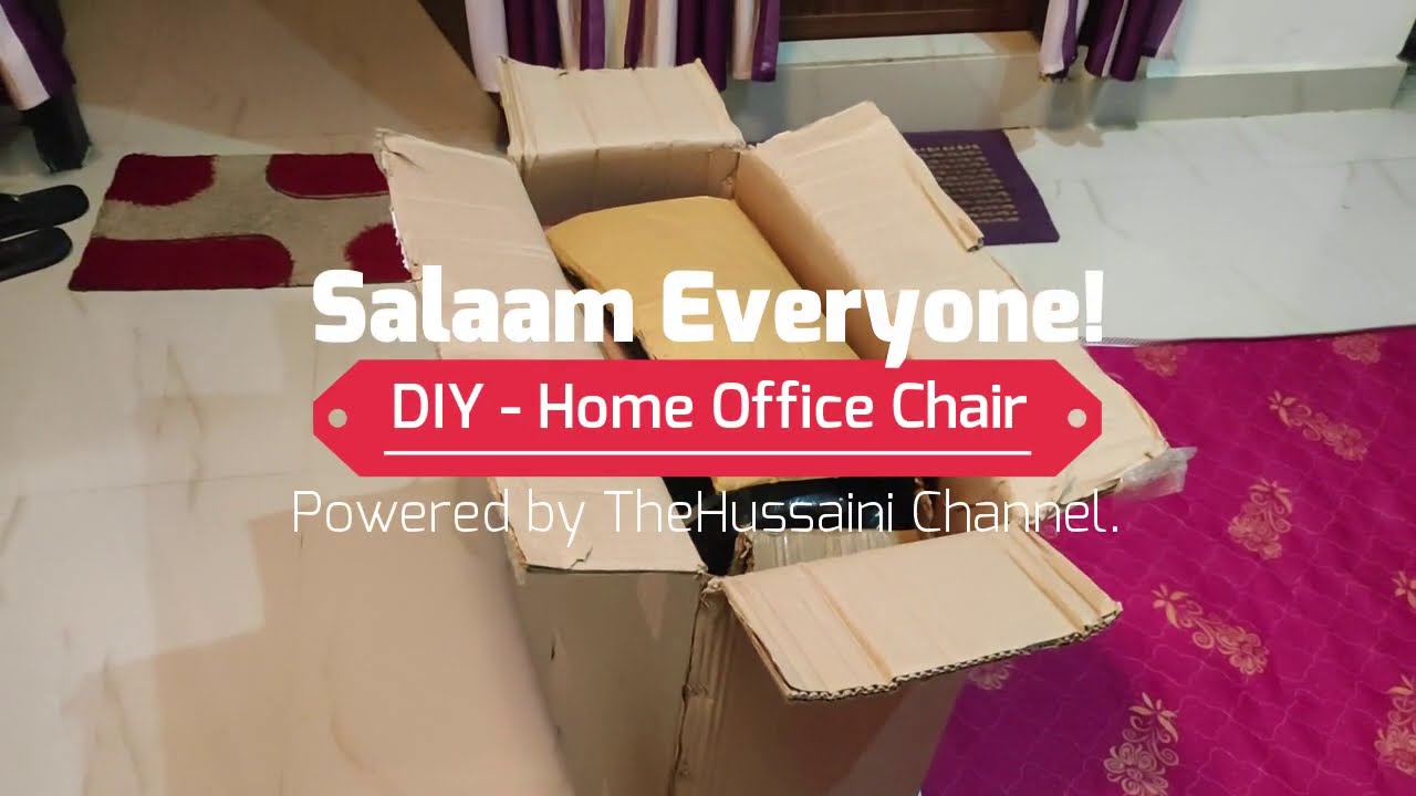 DIY home office chair - YouTube