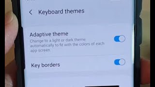 Galaxy S10 / S10+: How to Enable / Disable Keyboard Adaptive Theme screenshot 5