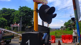 Perlintasan Kereta Api Kabupaten Purwakarta Jawa Barat JPL 224 Pasar Jumat