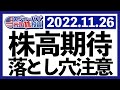 来年の株高期待に警鐘を鳴らすWSJ記事を解説しつつ今週の米国株式相場を振り返ります【米国株投資】2022.11.26