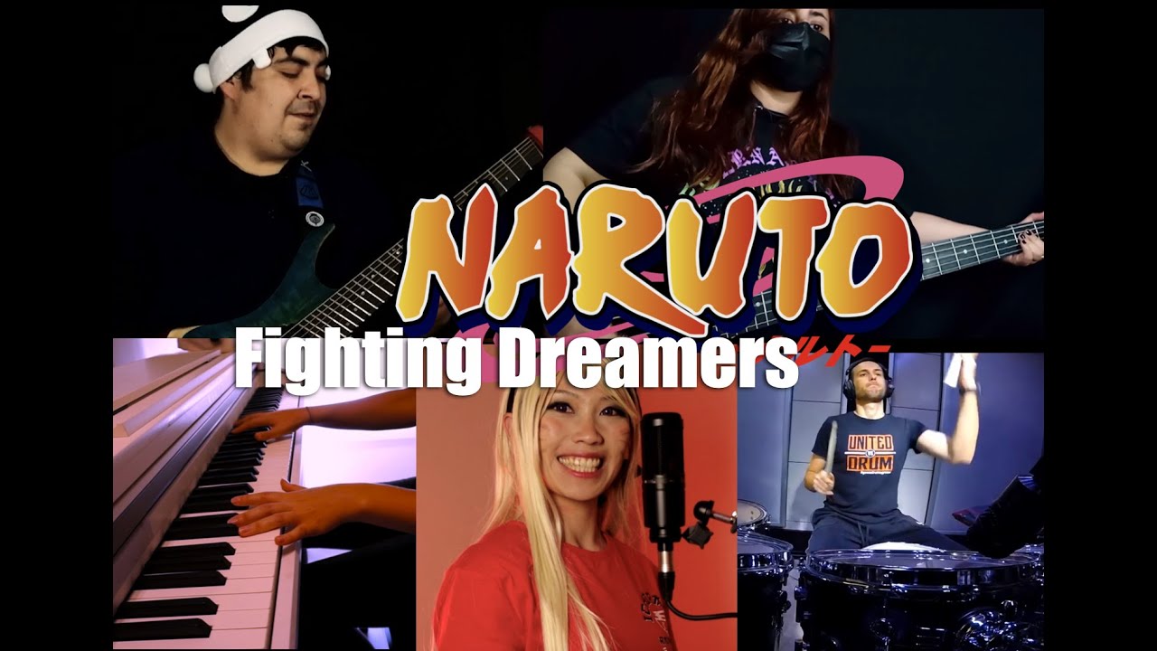 GO!!! "Fighting Dreamers" | Naruto Op 4 (International Band - Team Dave)