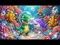 T-Rex Counting Bubbles with Ocean Friends 🫧 Learn Numbers 1-10 | Nursery Rhymes &amp; Kids Learning