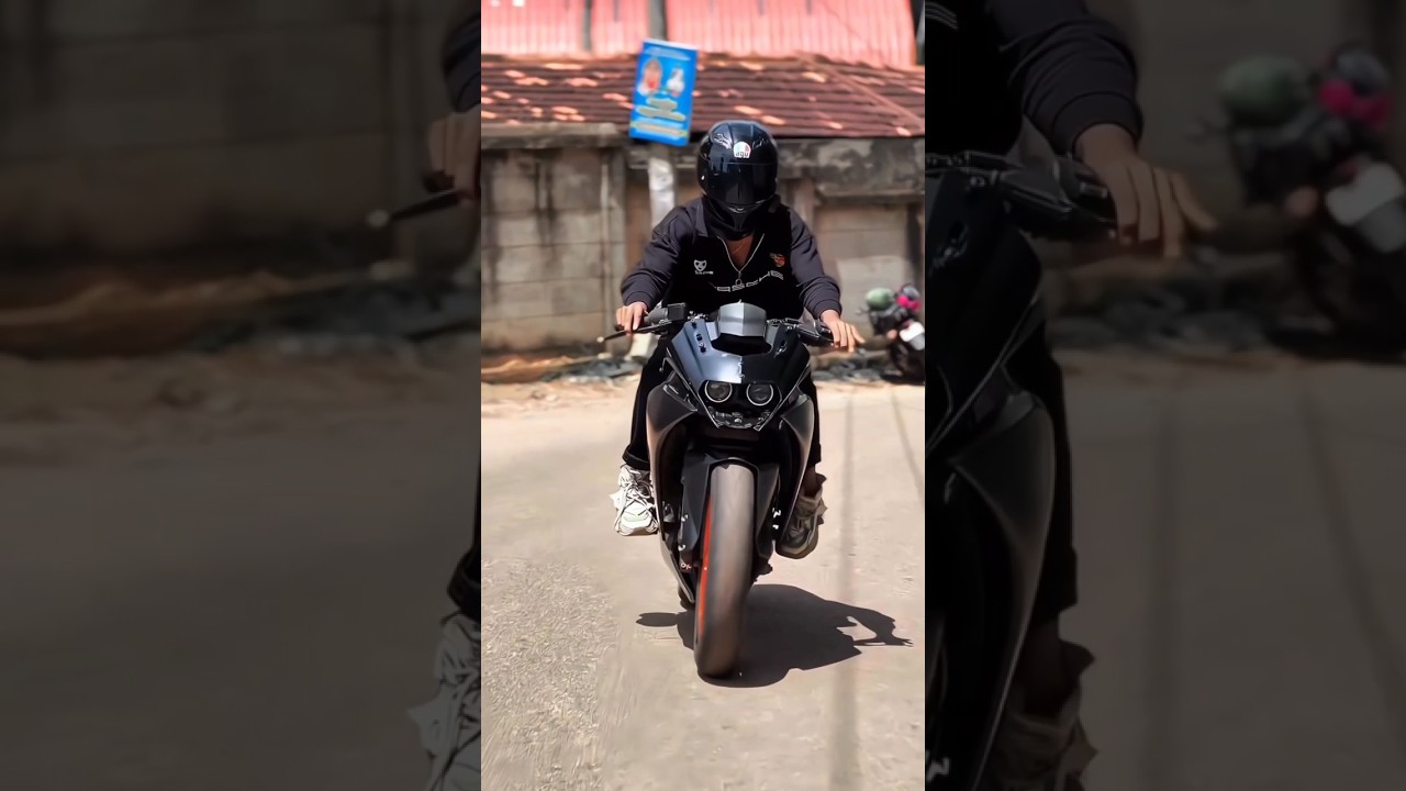 black colour modified KTM rc 390 bs4 !! 