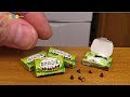DIY Takenoko no Sato style Miniature chocolate snacks　たけのこの里風ミニチュアお菓子作り Fake food