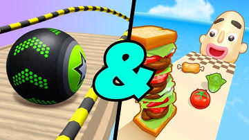 Sandwich Runner & Going Balls: Walkthrough — NEW GAME LEVELS (Android, iOS)