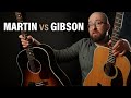 Martin d28 vs gibson j45