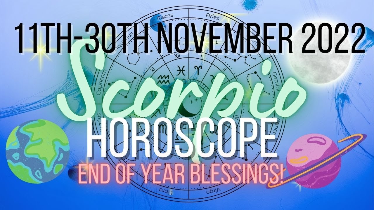 Horoscope Scorpion Novembre 2022null