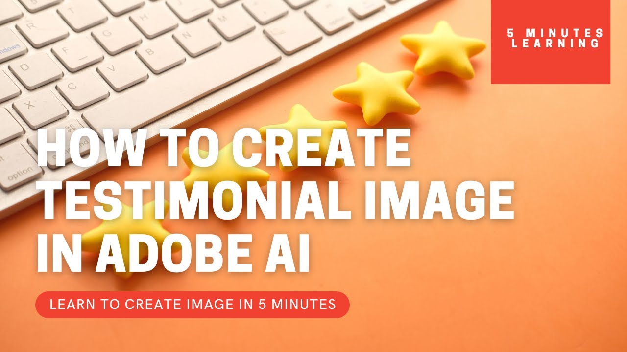 How to create testimonial image in Adobe Illustrator AI  | 5 Minutes Learning