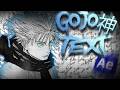 GOJO STYLE Text Effects in After Effects (Quick Tutorial)