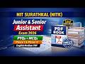 NIT Surathkal (NITK) Junior &amp; Senior Assistant Exam 2026 PDF Book | PYQs MCQs Phase I &amp; II | English