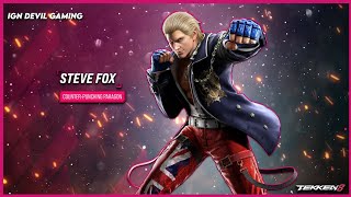 STEVE FOX STORY || TEKKEN 8 CHARACTER EPISODE || IGN DEVIL GAMING😈