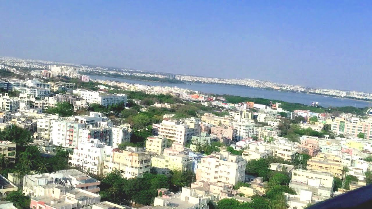 Satellite View Of Hyderabad Aerial View Of Hyderabad - Youtube
