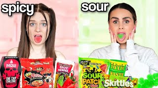 Eating the World’s Spiciest VS Sourest Food Challenge | Family Fizz