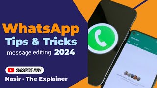 How to edit your sent text messages and voice notes in WhatsApp? Profile