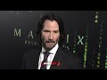Keanu Reeves arrives at 'The Matrix Resurrections' film premiere in San Francisco