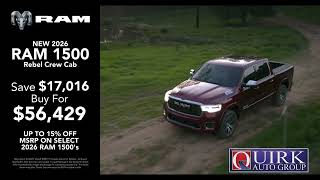Match Highlights Huge Truck Deals Across Maine | Ford, Ram & GMC Savings at Quirk!