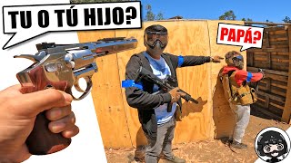 SACRIFICÓ a SU HIJO para SEGUIR JUGANDO❗️🤣 ▬ Yio Airsoft Gameplay