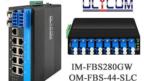 Olycom Industrial Optical Bypass Switch