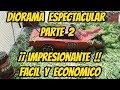 Diorama a escala para tus hot wheels 2 | Aprende a simular un árbol espectacular