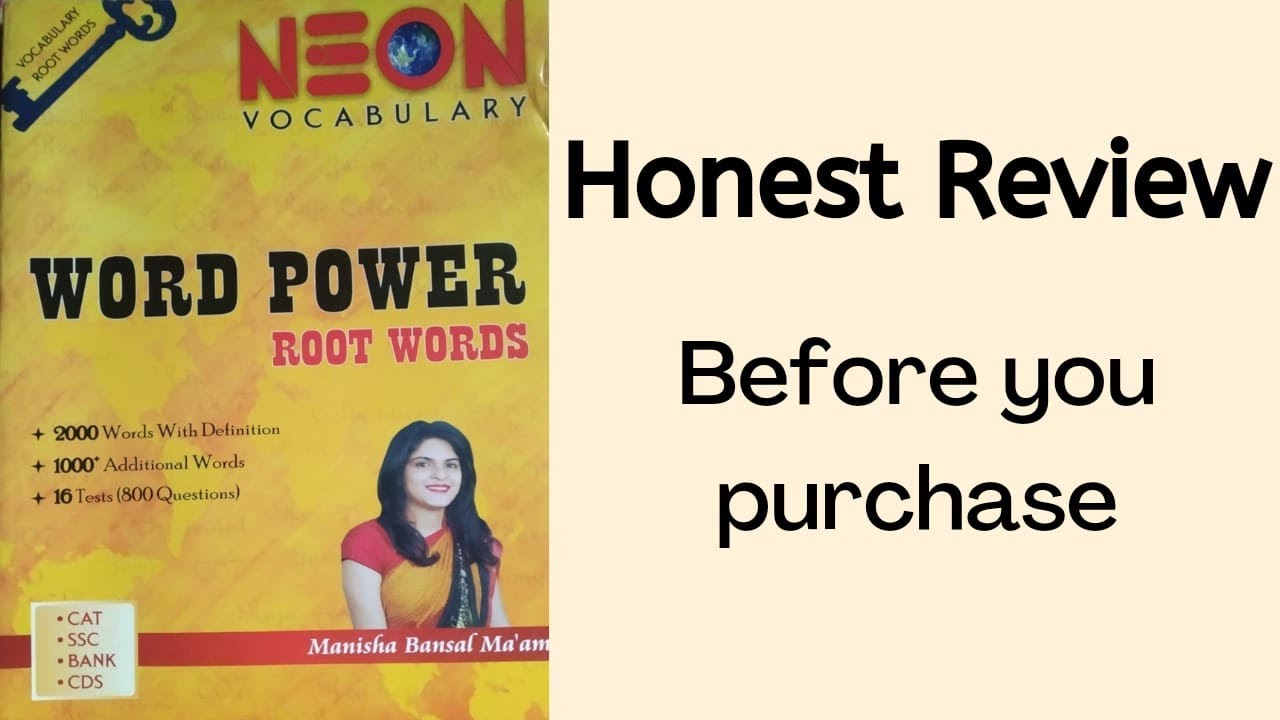 Word Power Root Words By Manisha Bansal Ma am Book Review YouTube word-power-root-words-by-manisha-bansal-ma-am-book-review-youtube