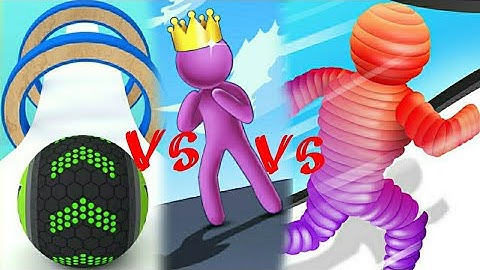 Going Balls VS Giant Rush Vs Rope Man Gameplay Walkthrough ( Android & IOS GamePlays )