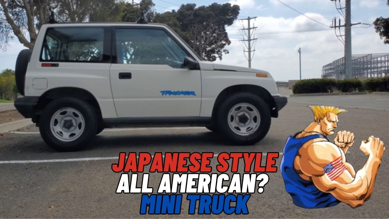 Geo Tracker Japanese Style American small micro mini truck an automotive collab (rebadge) OK USA!
