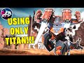 Winning By Using Only Titan! - War Robots Mk2 WR Gameplay