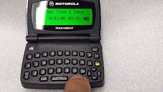 MOTOROLA  T900  TALKABOUT 2 WAY PAGER BEEPER